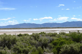 High desert landscape of Washoe County, Nevada, featuring Massacre Lake on Onlinelandsales 40-acre land parcel.