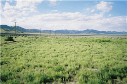 A scenic view of Utah Iron County Garden Valley Ranchos Lot 2085, a 1.05-acre property with open land and natural landscape.