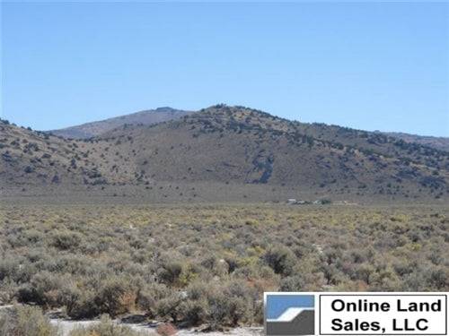 Aerial view of Lassen County Ravendale Ranch, 22.3 acres in California with open land and electrical access.