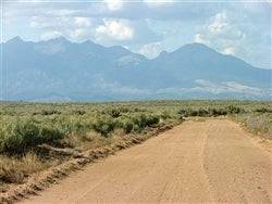 5-acre Colorado land in Costilla County, San Luis Valley, with scenic mountain views, offered by Onlinelandsales.