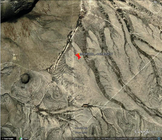 Texas, comté de Brewster, ranch Terlingua de 20 acres, parcelle 2850, W2 NE4 NE4, section 9, bloc G5. CONDITIONS : 231 $/mois 