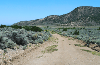 Aerial view of Sangre De Cristo Ranches Lot 2455, a 6.03-acre parcel in Costilla County, Colorado.